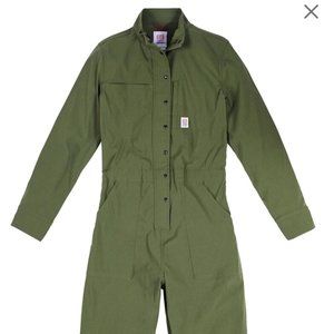 Topo Designs Army Green Jumpsuit Small